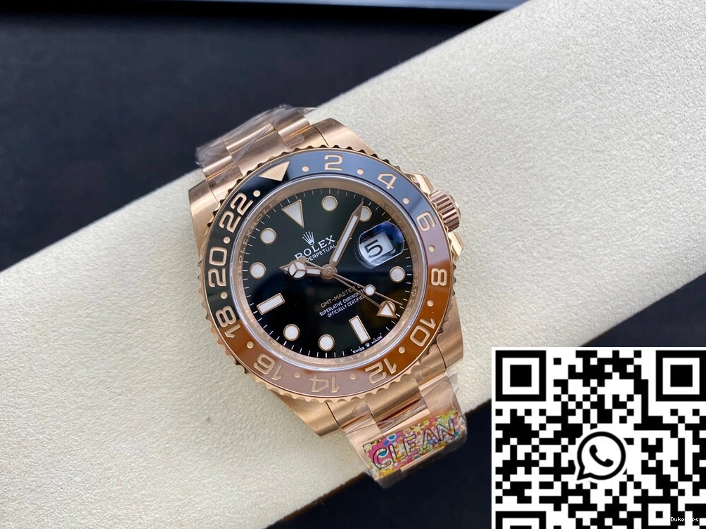 1176 Gold Rose II MoistureWicking Clean Factory Master M126715CHNR-0001 GMT Rolex 0801